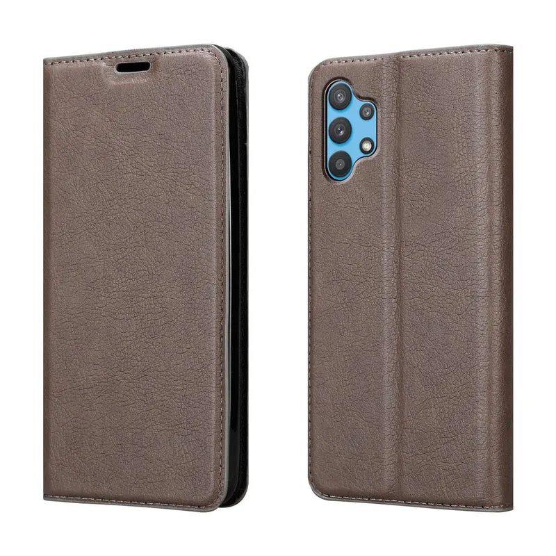 Cadorabo Hülle kompatibel mit Samsung Galaxy A32 4G Schutzhülle mit Magnetverschluss, Standfunktion und Kartenfach