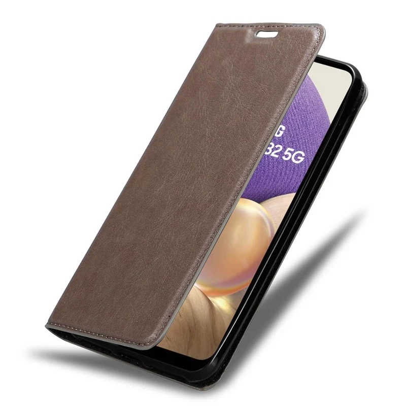 Cadorabo Hülle kompatibel mit Samsung Galaxy A32 4G Schutzhülle mit Magnetverschluss, Standfunktion und Kartenfach