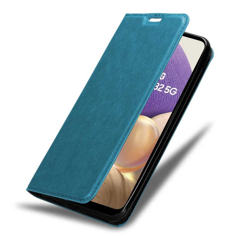 Cadorabo Hülle kompatibel mit Samsung Galaxy A32 4G Schutzhülle mit Magnetverschluss, Standfunktion und Kartenfach