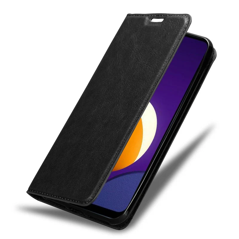 Cadorabo Hülle kompatibel mit Samsung Galaxy A12 / M12 Schutzhülle mit Magnetverschluss, Standfunktion und Kartenfach