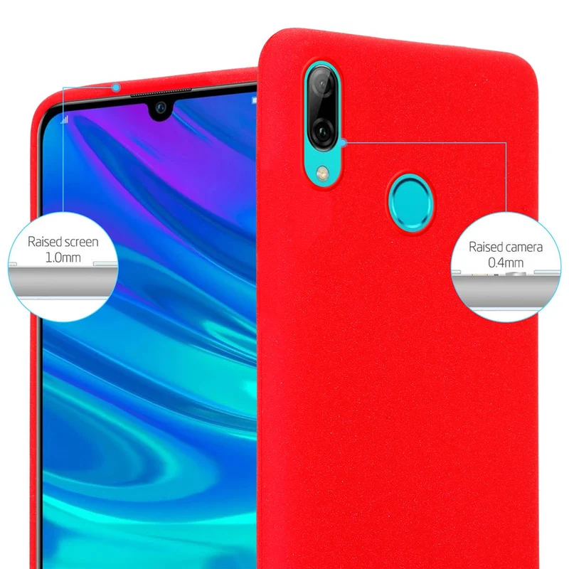 Cadorabo Hülle kompatibel mit Honor 10 LITE / Huawei P SMART 2019 Schutzhülle aus flexiblem TPU Silikon