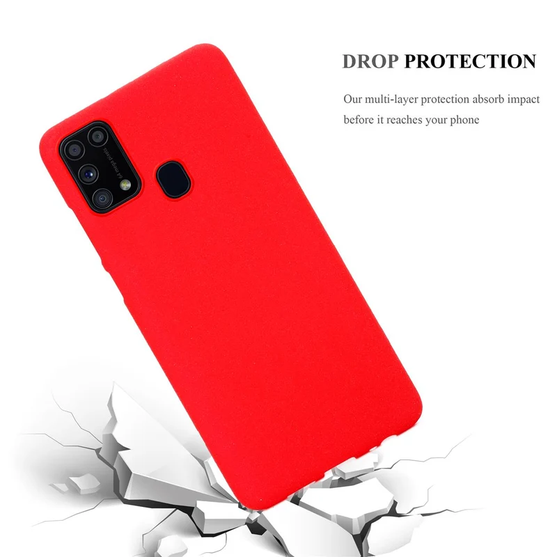 Cadorabo Hülle kompatibel mit Samsung Galaxy M31 Schutzhülle aus flexiblem TPU Silikon