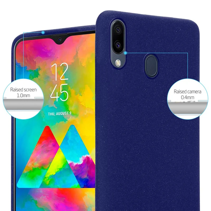 Cadorabo Hülle kompatibel mit Samsung Galaxy M20 Schutzhülle aus flexiblem TPU Silikon