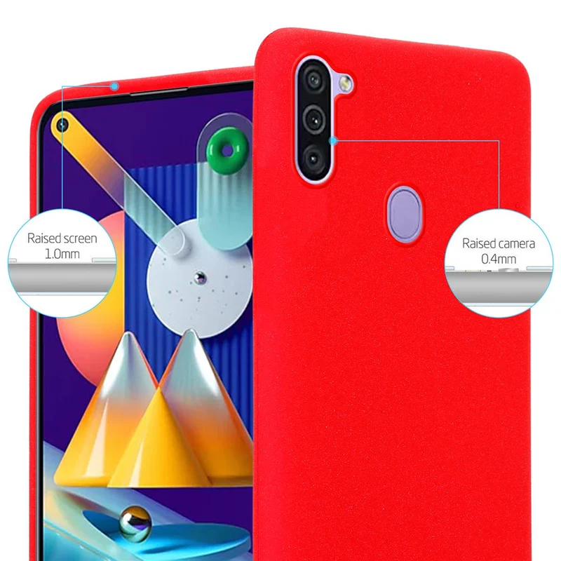 Cadorabo Hülle kompatibel mit Samsung Galaxy A11 / M11 Schutzhülle aus flexiblem TPU Silikon