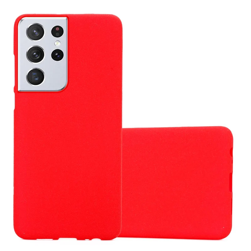Cadorabo Hülle kompatibel mit Samsung Galaxy S21 ULTRA Schutzhülle aus flexiblem TPU Silikon