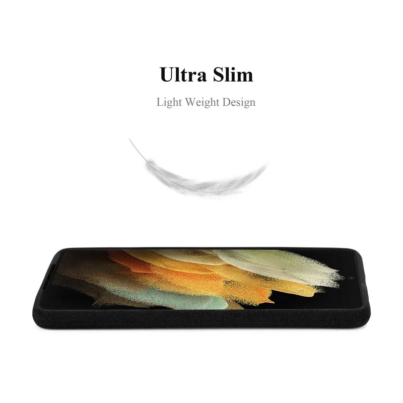 Cadorabo Hülle kompatibel mit Samsung Galaxy S21 ULTRA Schutzhülle aus flexiblem TPU Silikon