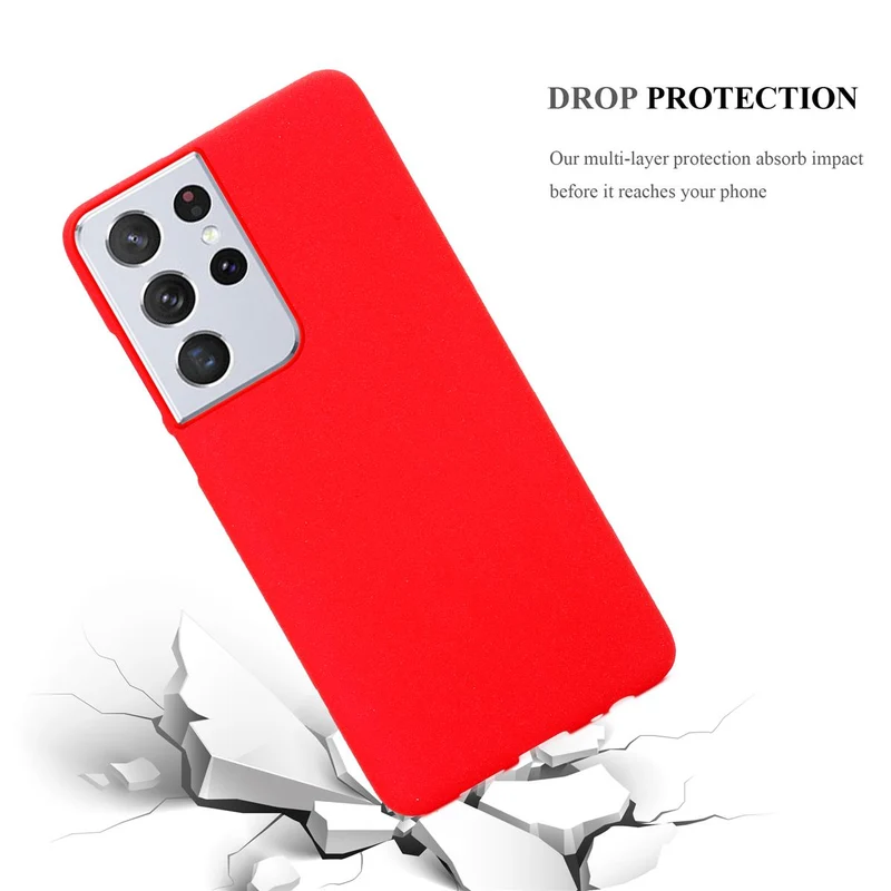 Cadorabo Hülle kompatibel mit Samsung Galaxy S21 ULTRA Schutzhülle aus flexiblem TPU Silikon