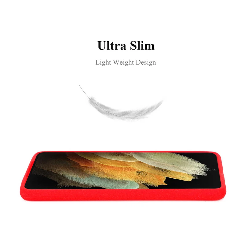 Cadorabo Hülle kompatibel mit Samsung Galaxy S21 ULTRA Schutzhülle aus flexiblem TPU Silikon