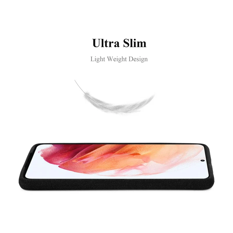 Cadorabo Hülle kompatibel mit Samsung Galaxy S21 5G Schutzhülle aus flexiblem TPU Silikon