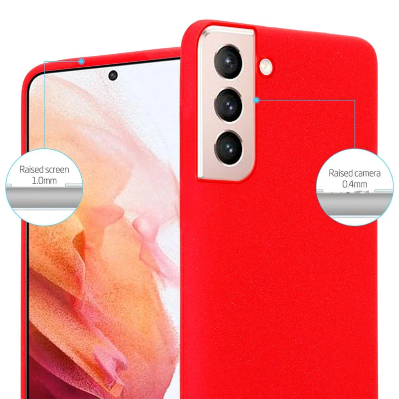 Cadorabo Hülle kompatibel mit Samsung Galaxy S21 5G Schutzhülle aus flexiblem TPU Silikon