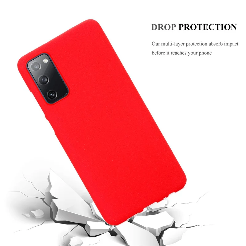 Cadorabo Hülle kompatibel mit Samsung Galaxy S20 FE Schutzhülle aus flexiblem TPU Silikon