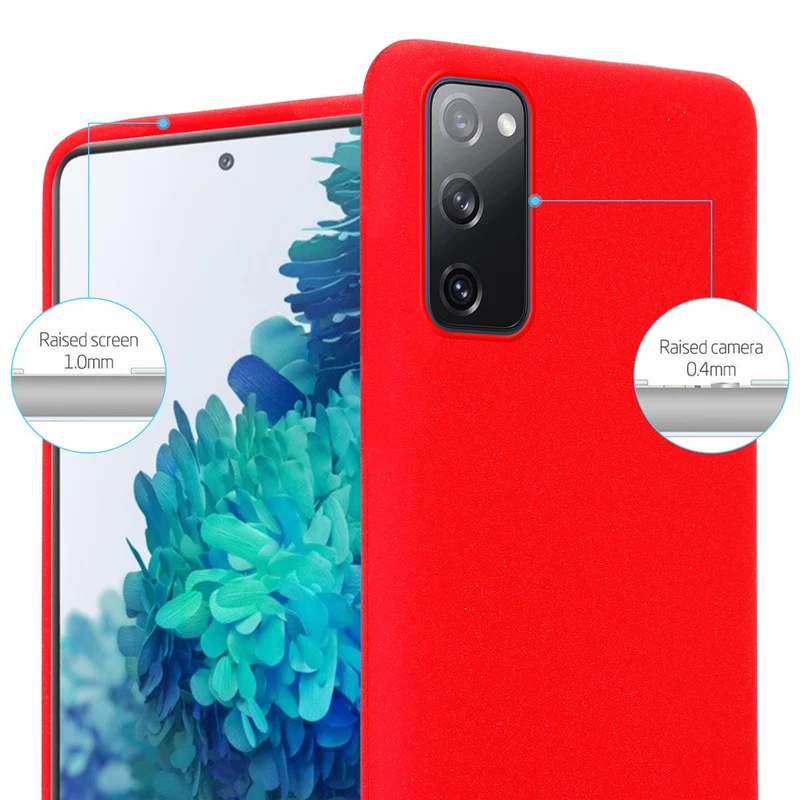 Cadorabo Hülle kompatibel mit Samsung Galaxy S20 FE Schutzhülle aus flexiblem TPU Silikon