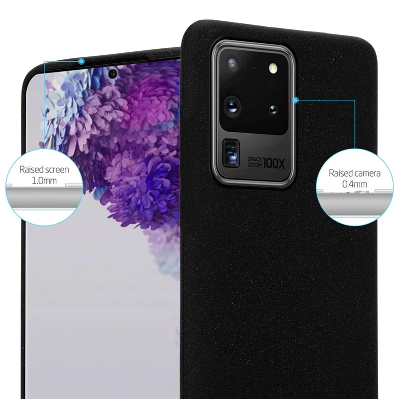 Cadorabo Hülle kompatibel mit Samsung Galaxy S20 ULTRA Schutzhülle aus flexiblem TPU Silikon