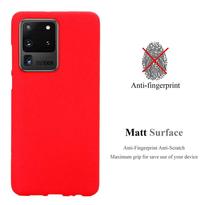 Cadorabo Hülle kompatibel mit Samsung Galaxy S20 ULTRA Schutzhülle aus flexiblem TPU Silikon