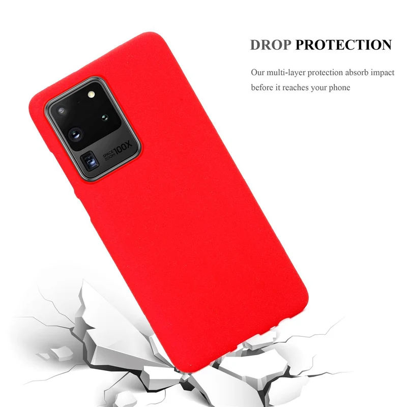Cadorabo Hülle kompatibel mit Samsung Galaxy S20 ULTRA Schutzhülle aus flexiblem TPU Silikon