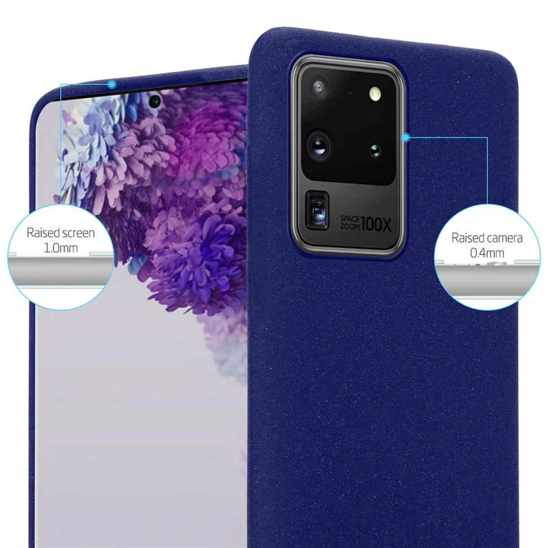 Cadorabo Hülle kompatibel mit Samsung Galaxy S20 ULTRA Schutzhülle aus flexiblem TPU Silikon