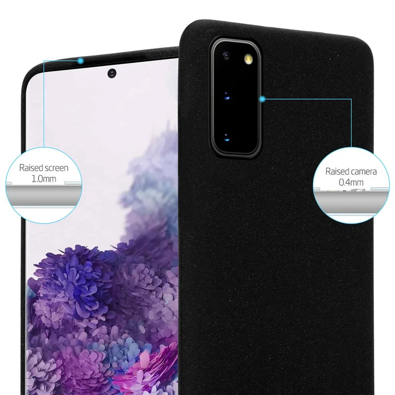 Cadorabo Hülle kompatibel mit Samsung Galaxy S20 Schutzhülle aus flexiblem TPU Silikon