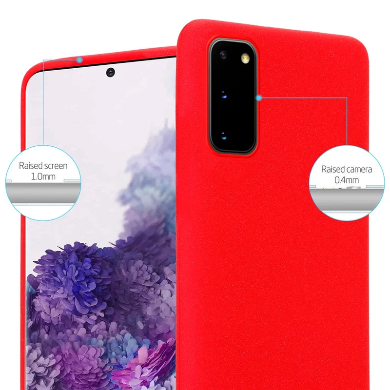 Cadorabo Hülle kompatibel mit Samsung Galaxy S20 Schutzhülle aus flexiblem TPU Silikon