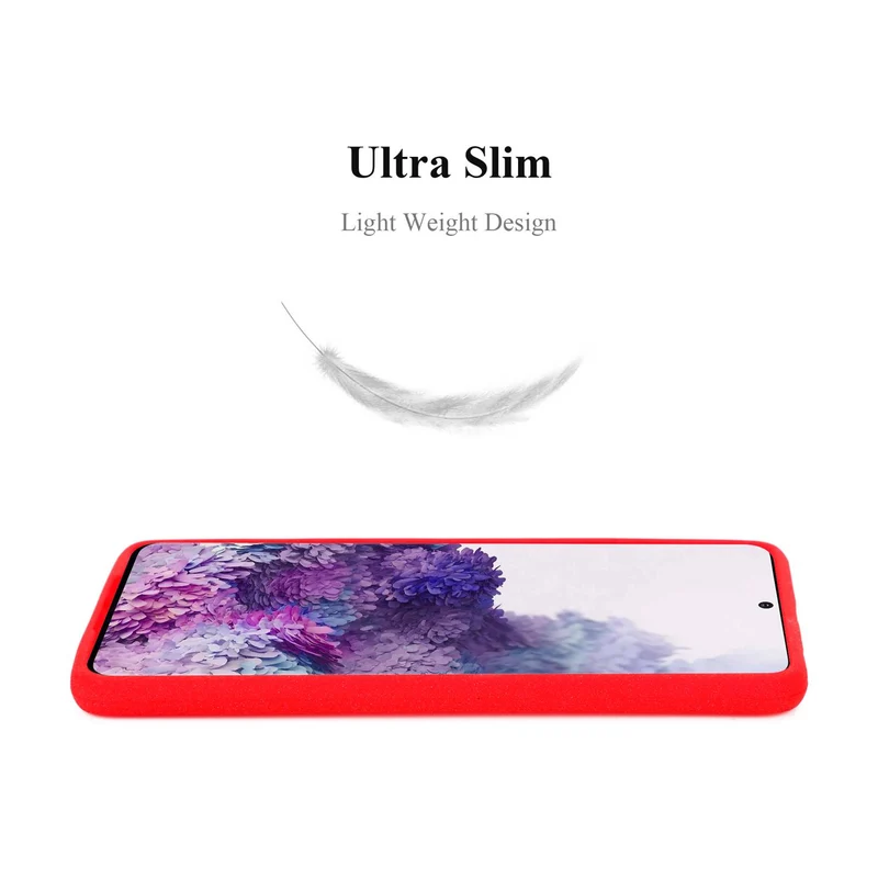 Cadorabo Hülle kompatibel mit Samsung Galaxy S20 Schutzhülle aus flexiblem TPU Silikon