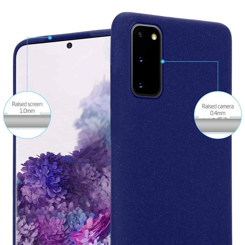 Cadorabo Hülle kompatibel mit Samsung Galaxy S20 Schutzhülle aus flexiblem TPU Silikon