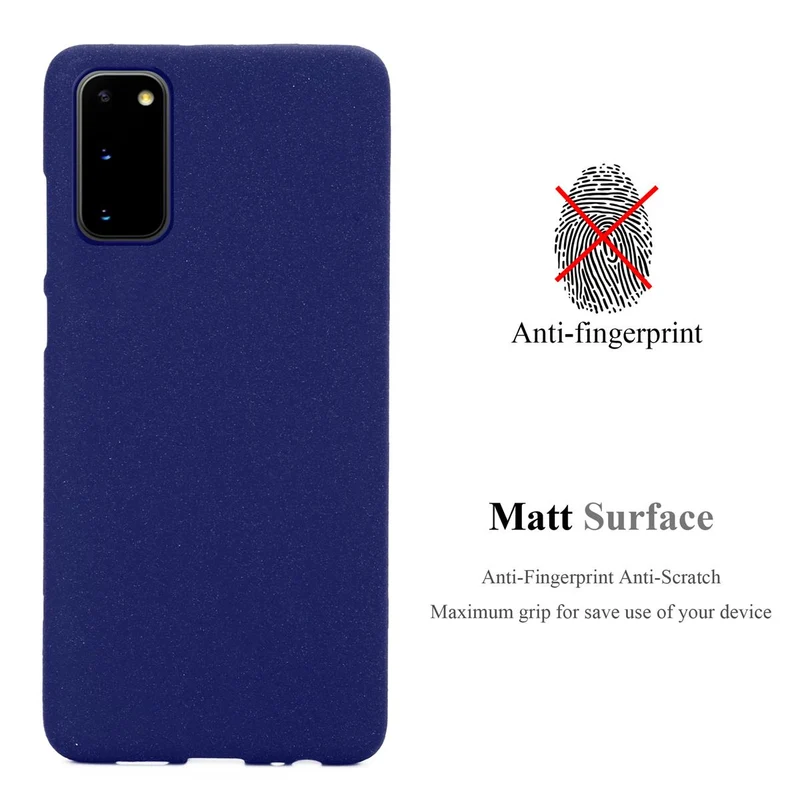 Cadorabo Hülle kompatibel mit Samsung Galaxy S20 Schutzhülle aus flexiblem TPU Silikon