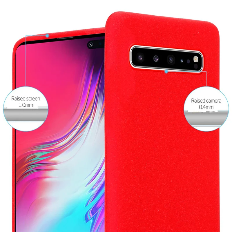 Cadorabo Hülle kompatibel mit Samsung Galaxy S10 5G Schutzhülle aus flexiblem TPU Silikon