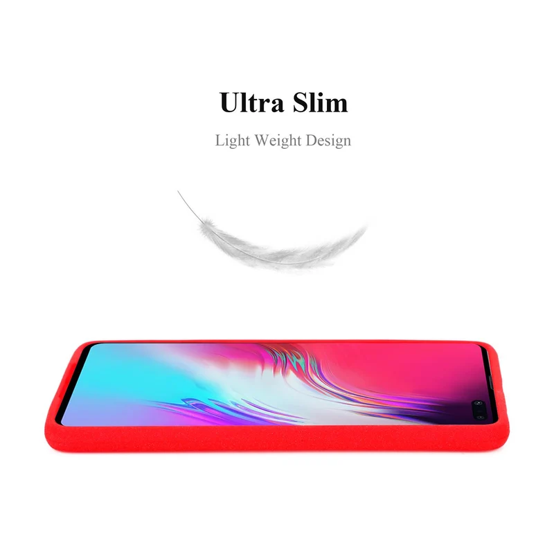 Cadorabo Hülle kompatibel mit Samsung Galaxy S10 5G Schutzhülle aus flexiblem TPU Silikon