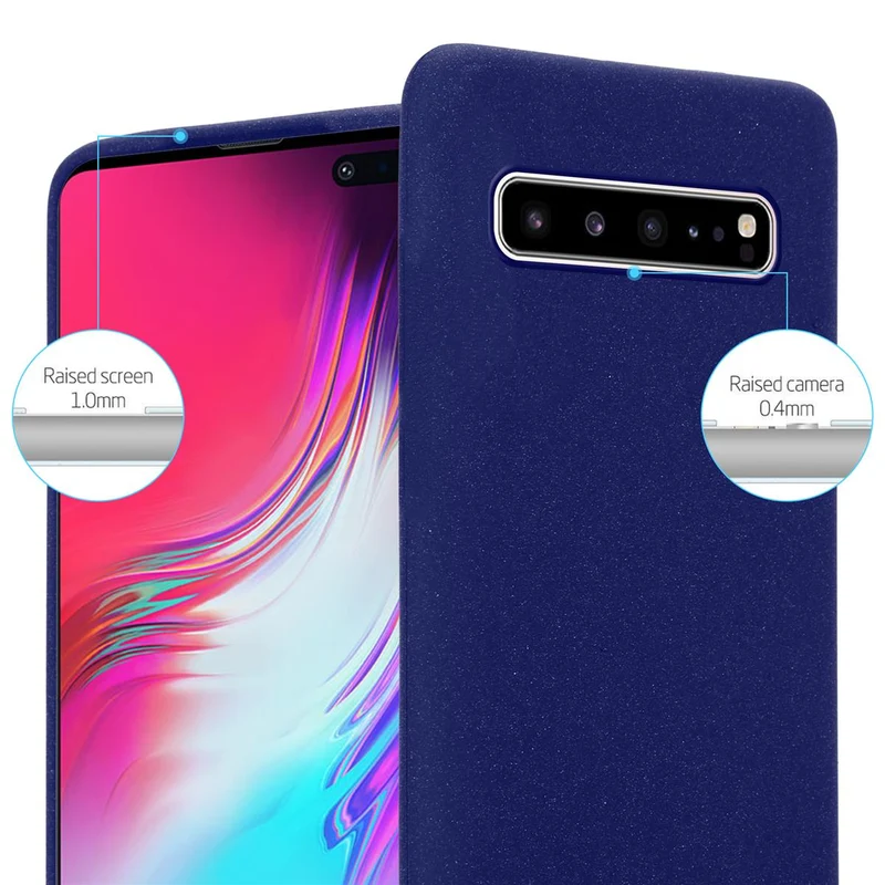 Cadorabo Hülle kompatibel mit Samsung Galaxy S10 5G Schutzhülle aus flexiblem TPU Silikon
