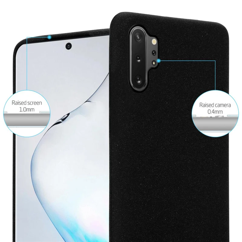 Cadorabo Hülle kompatibel mit Samsung Galaxy NOTE 10 PLUS Schutzhülle aus flexiblem TPU Silikon