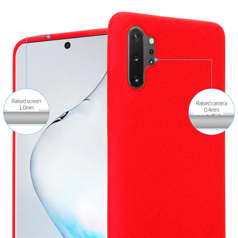 Cadorabo Hülle kompatibel mit Samsung Galaxy NOTE 10 PLUS Schutzhülle aus flexiblem TPU Silikon