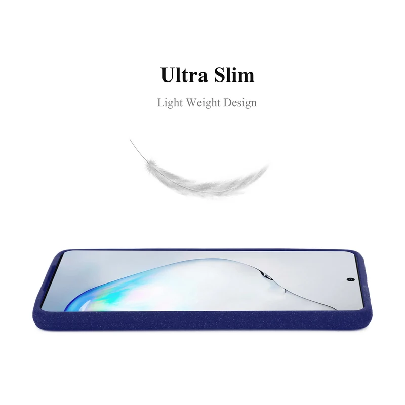 Cadorabo Hülle kompatibel mit Samsung Galaxy NOTE 10 PLUS Schutzhülle aus flexiblem TPU Silikon