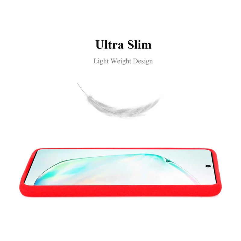 Cadorabo Hülle kompatibel mit Samsung Galaxy NOTE 10 Schutzhülle aus flexiblem TPU Silikon