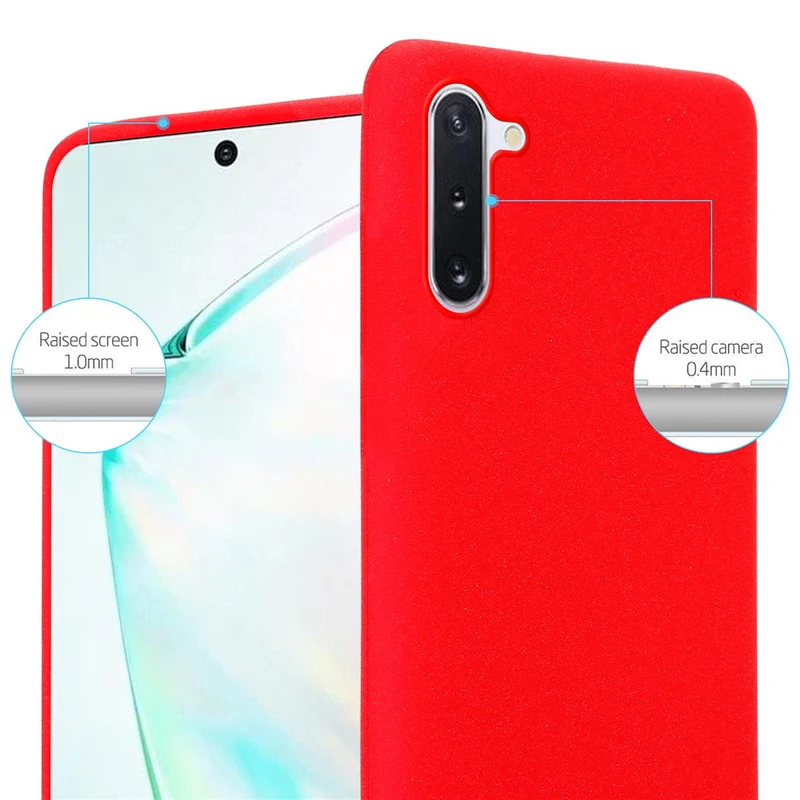 Cadorabo Hülle kompatibel mit Samsung Galaxy NOTE 10 Schutzhülle aus flexiblem TPU Silikon