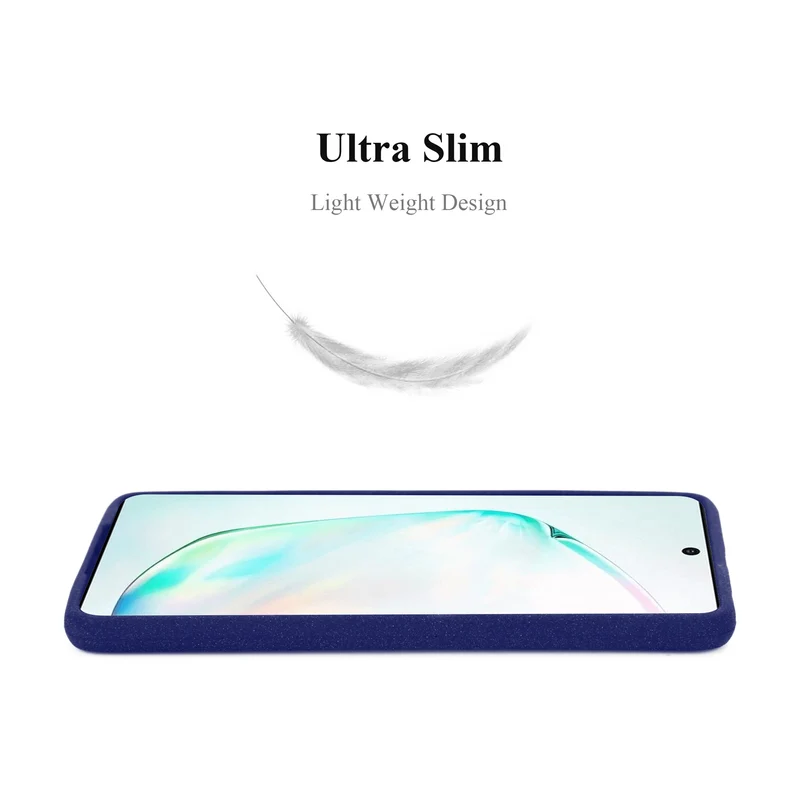 Cadorabo Hülle kompatibel mit Samsung Galaxy NOTE 10 Schutzhülle aus flexiblem TPU Silikon