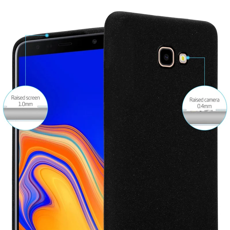 Cadorabo Hülle kompatibel mit Samsung Galaxy J4 PLUS / J4 PRIME / J4 CORE Schutzhülle aus flexiblem TPU Silikon