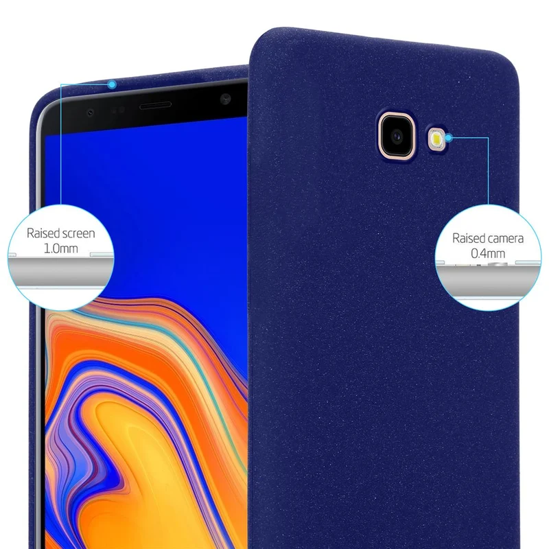 Cadorabo Hülle kompatibel mit Samsung Galaxy J4 PLUS / J4 PRIME / J4 CORE Schutzhülle aus flexiblem TPU Silikon