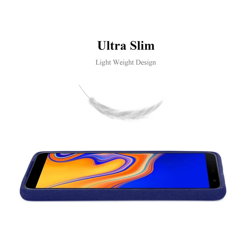 Cadorabo Hülle kompatibel mit Samsung Galaxy J4 PLUS / J4 PRIME / J4 CORE Schutzhülle aus flexiblem TPU Silikon