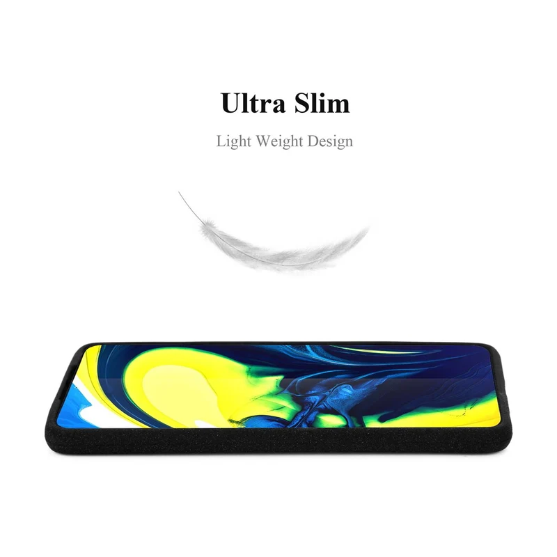 Cadorabo Hülle kompatibel mit Samsung Galaxy A80 / A90 4G Schutzhülle aus flexiblem TPU Silikon