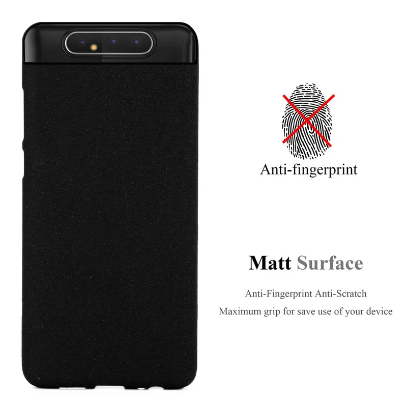 Cadorabo Hülle kompatibel mit Samsung Galaxy A80 / A90 4G Schutzhülle aus flexiblem TPU Silikon
