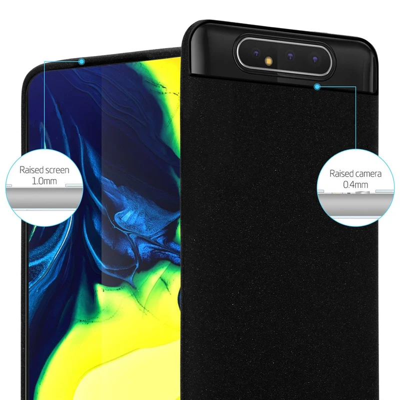 Cadorabo Hülle kompatibel mit Samsung Galaxy A80 / A90 4G Schutzhülle aus flexiblem TPU Silikon