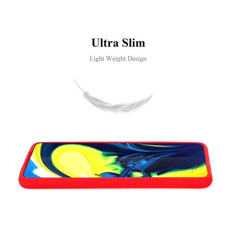 Cadorabo Hülle kompatibel mit Samsung Galaxy A80 / A90 4G Schutzhülle aus flexiblem TPU Silikon