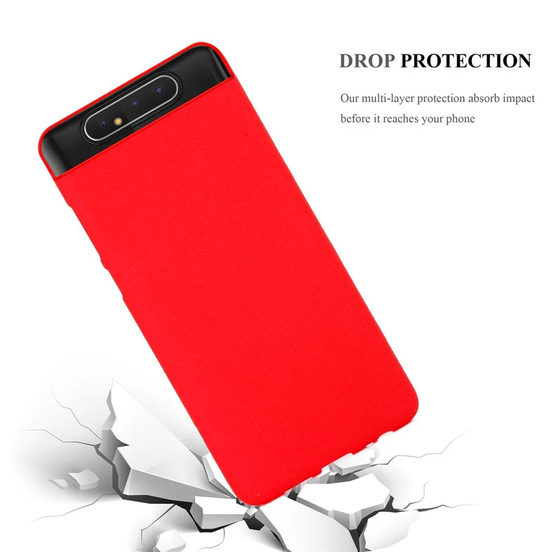 Cadorabo Hülle kompatibel mit Samsung Galaxy A80 / A90 4G Schutzhülle aus flexiblem TPU Silikon