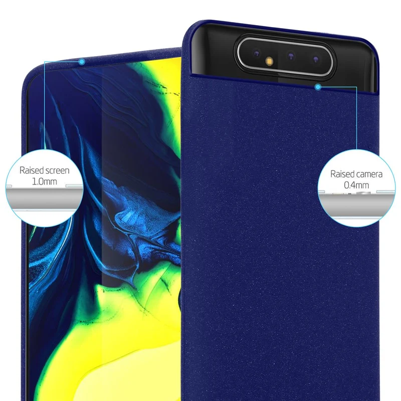 Cadorabo Hülle kompatibel mit Samsung Galaxy A80 / A90 4G Schutzhülle aus flexiblem TPU Silikon