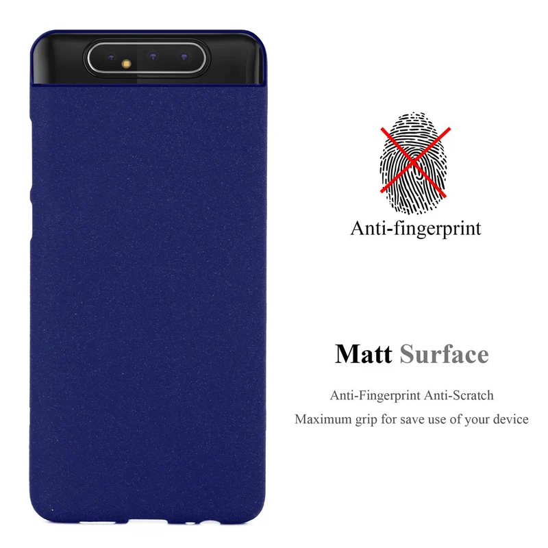 Cadorabo Hülle kompatibel mit Samsung Galaxy A80 / A90 4G Schutzhülle aus flexiblem TPU Silikon