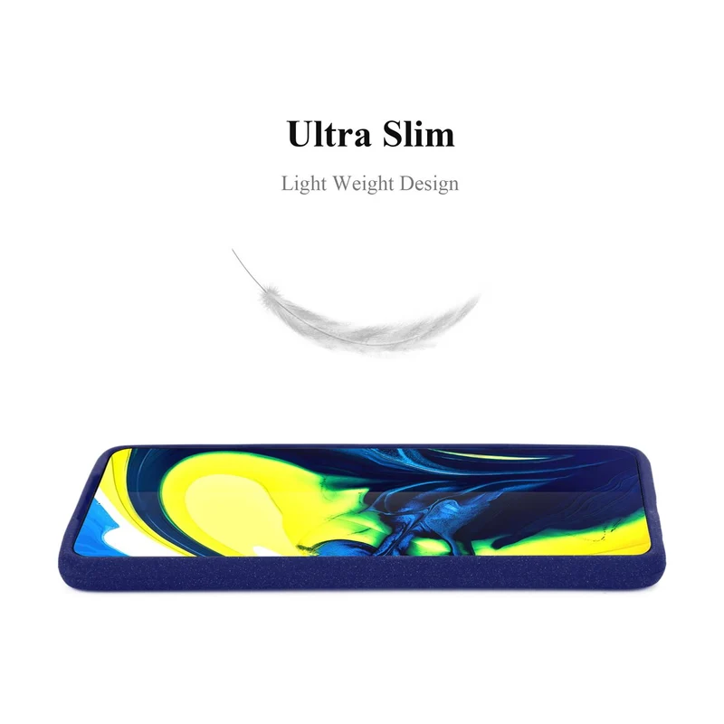 Cadorabo Hülle kompatibel mit Samsung Galaxy A80 / A90 4G Schutzhülle aus flexiblem TPU Silikon