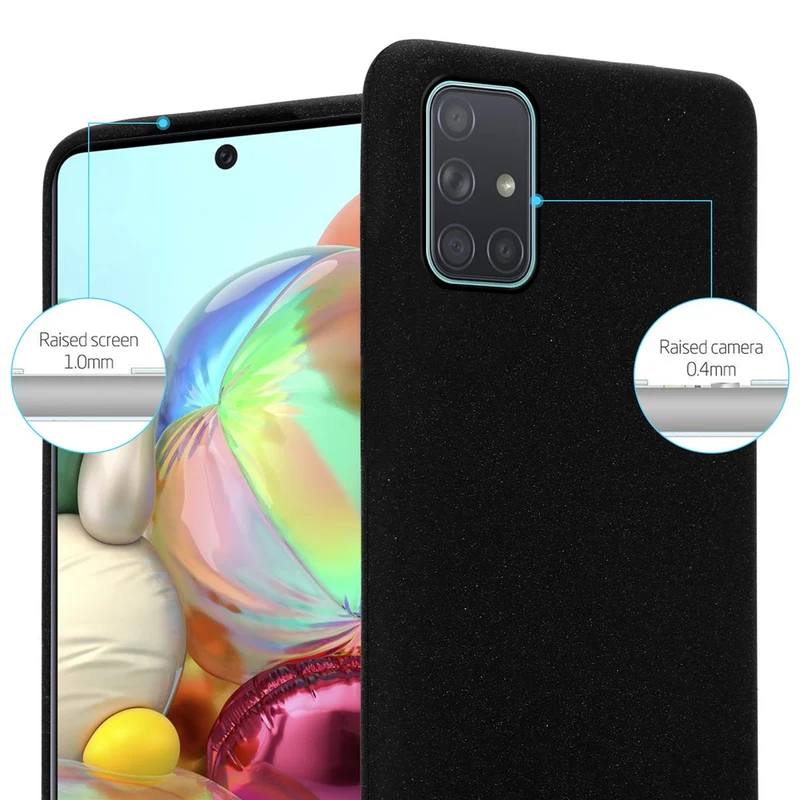 Cadorabo Hülle kompatibel mit Samsung Galaxy A71 4G Schutzhülle aus flexiblem TPU Silikon