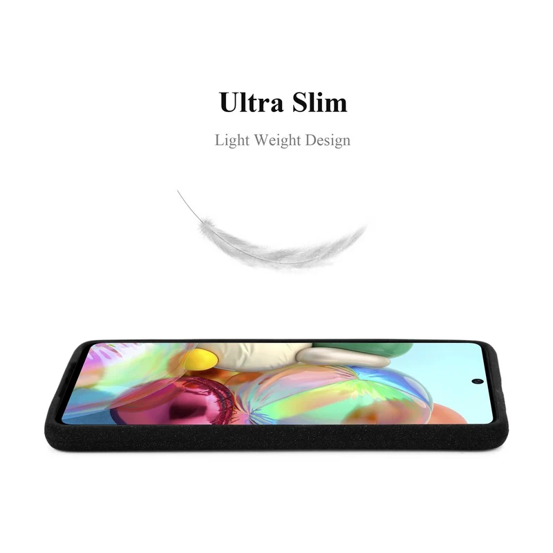 Cadorabo Hülle kompatibel mit Samsung Galaxy A71 4G Schutzhülle aus flexiblem TPU Silikon