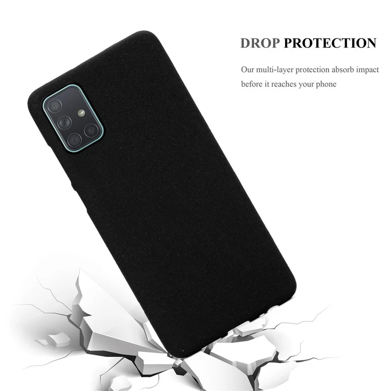 Cadorabo Hülle kompatibel mit Samsung Galaxy A71 4G Schutzhülle aus flexiblem TPU Silikon