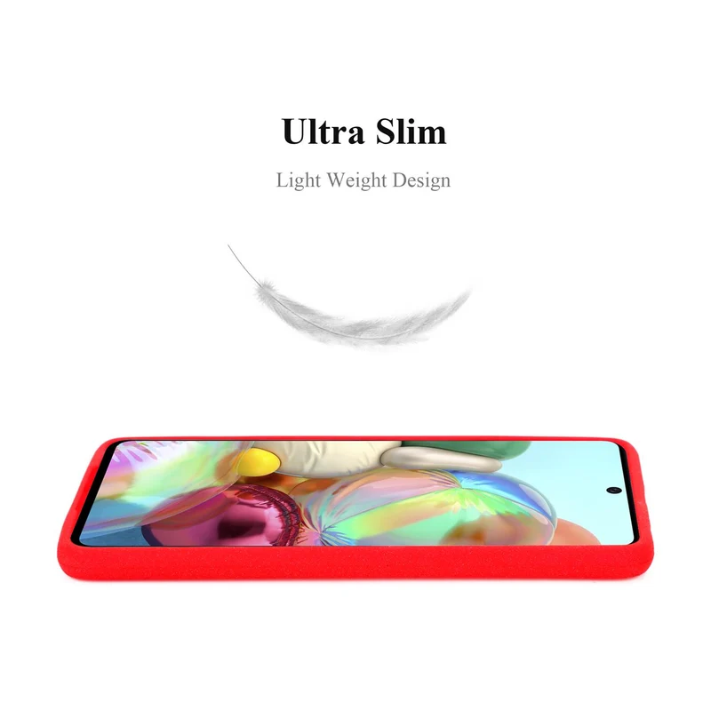 Cadorabo Hülle kompatibel mit Samsung Galaxy A71 4G Schutzhülle aus flexiblem TPU Silikon
