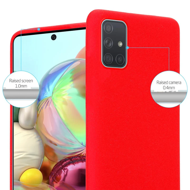 Cadorabo Hülle kompatibel mit Samsung Galaxy A71 4G Schutzhülle aus flexiblem TPU Silikon